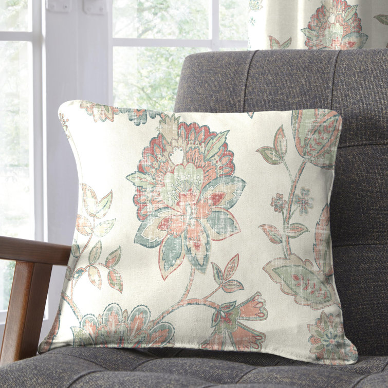 Marlow Home Co. Jonny Floral Rectangular Scatter Cushion Cushion With Filling Wayfair.co.uk